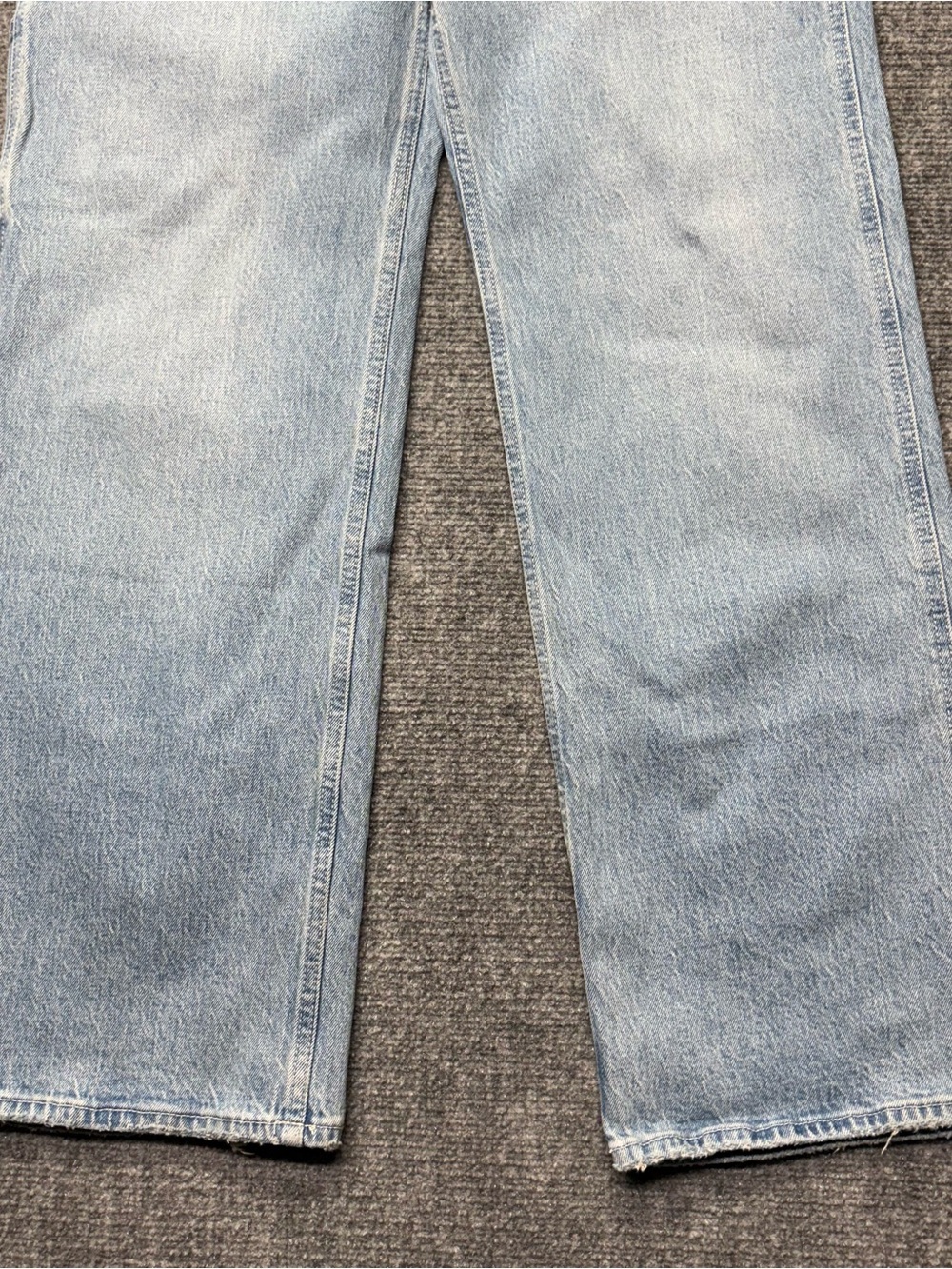 Abercrombie Fitch Jeans Womens 28/6S Blue 90's Relaxed High Rise Carpenter NEW - Picture 12 of 14